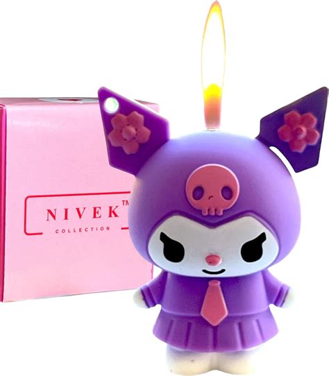 kuromi feuerzeug|NIVEK Kuromi Y2K Lighter Flame 3D Japanese Keychain Jester。